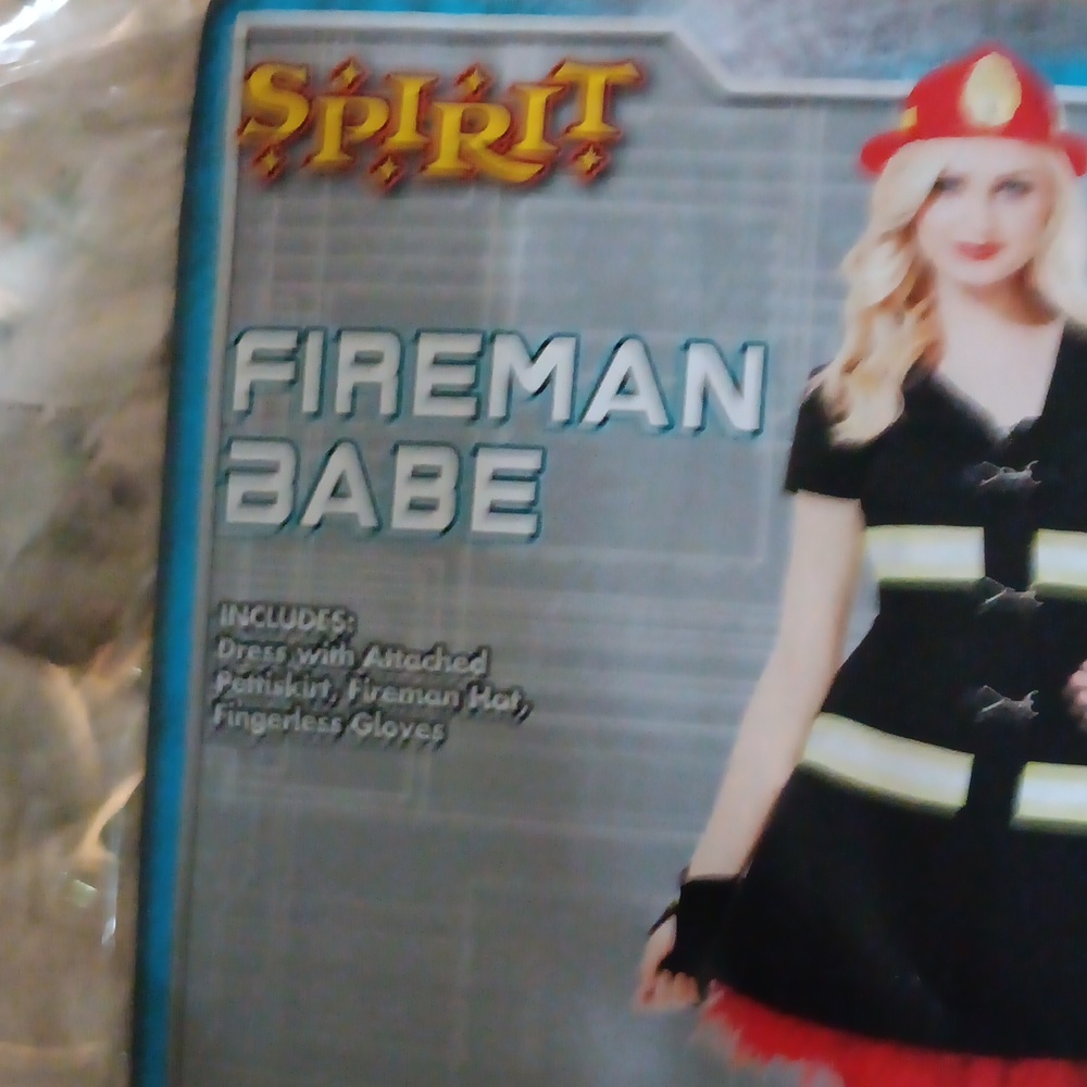 Fire babe costume new in pkg